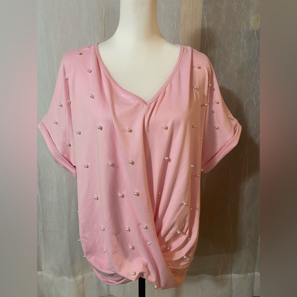 Pink & Pearls 1X Women’s Shirt